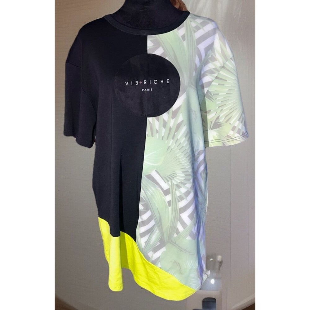 Men’s Vie+RICHE 100%AUTHENTIC  Sz L Multicolor T-shirt